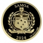 Preview: 1 Unze Gold Samoa - 2 Dollar Jungle Life: Jaguar (1.) 2024 ( Kein Internetverkauf )