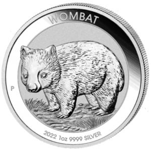 1 Unze Silber Wombat 2022  ( kein Internetverkauf ) nur Ladenverkauf
