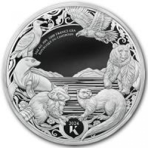 Kamerun -  1000 CFA Francs Otter 2024 - 1Oz Silber ( kein Internetverkauf ) nur Ladenverkauf