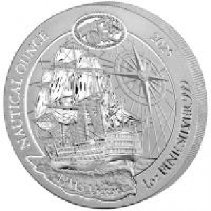 Ruanda - 50 RWF Nautische HMS Victory 2025 - 1 Oz Silber  ( kein Internetverkauf ) nur Ladenverkauf