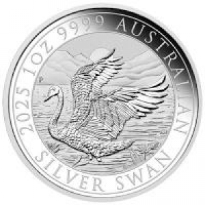 Australien -  Schwan 2025 1 AUD - 1 Oz Silber  ( kein Internetverkauf ) nur Ladenverkauf