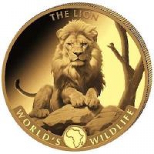 Kongo - Worlds Wildlife Löwe 2025 - 1 Oz Gold ( Kein Internetverkauf - nur Ladenverkauf )