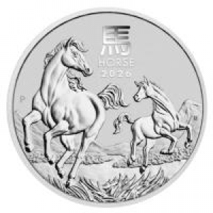 1 Unze Silber Australien Lunar 3 Pferd 2026 ( kein Internetverkauf ) nur Ladenverkauf