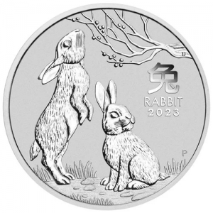 1 Unze Silber Jahr des Hasen " Lunar III " 2023 ( kein Internetverkauf ) nur Ladenverkauf