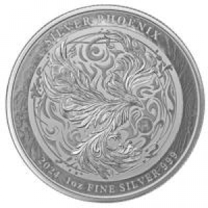 Niue - 2 NZD Phoenix 2024 - 1 Oz Silber  ( kein Internetverkauf ) nur Ladenverkauf