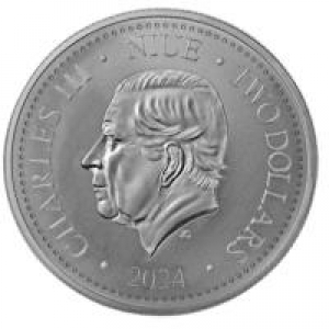 Niue - 2 NZD Phoenix 2024 - 1 Oz Silber  ( kein Internetverkauf ) nur Ladenverkauf