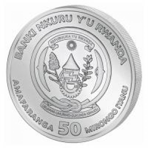 Ruanda - 50 RWF Leopard 2024 - 1 Oz Silber ( kein Internetverkauf ) nur Ladenverkauf