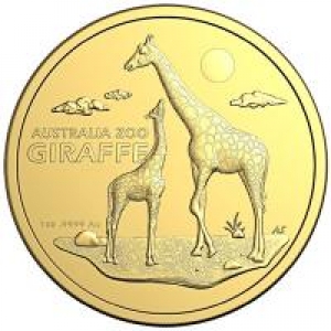 Australien - 100 AUD Ram Giraffe 2024  - 1 Oz Gold ( Kein Internetverkauf )