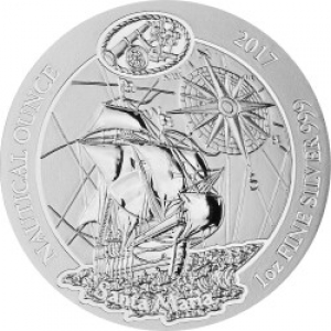 Ruanda - 50 RWF Nautische Unze Santa Maria 2017 - 1 Oz Silber  ( kein Internetverkauf ) nur Ladenverkauf
