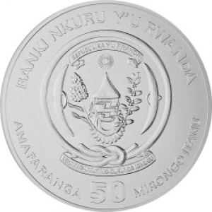 Ruanda - 50 RWF Nautische Unze Santa Maria 2017 - 1 Oz Silber  ( kein Internetverkauf ) nur Ladenverkauf