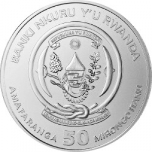 Ruanda - 50 RWF Nautische Unze Endeavour 2018 - 1 Oz Silber  ( kein Internetverkauf ) nur Ladenverkauf