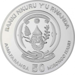 Ruanda - 50 RWF Nautische Unze Sedov 2021 - 1 Oz Silber  ( kein Internetverkauf ) nur Ladenverkauf