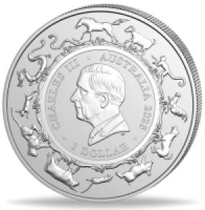 Preview: Australien -  RAM Lunar Pferd 2026 - 1 Unze Silber ( Kein Internetverkauf -  nur Ladenverkauf)  bitte aktuellen Preis erfragen !!!