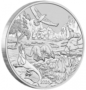 Australien 1 $ The Outback - Wonders of Australia 1 Unze Silber 2026  ( Kein Internetverkauf -  nur Ladenverkauf)
