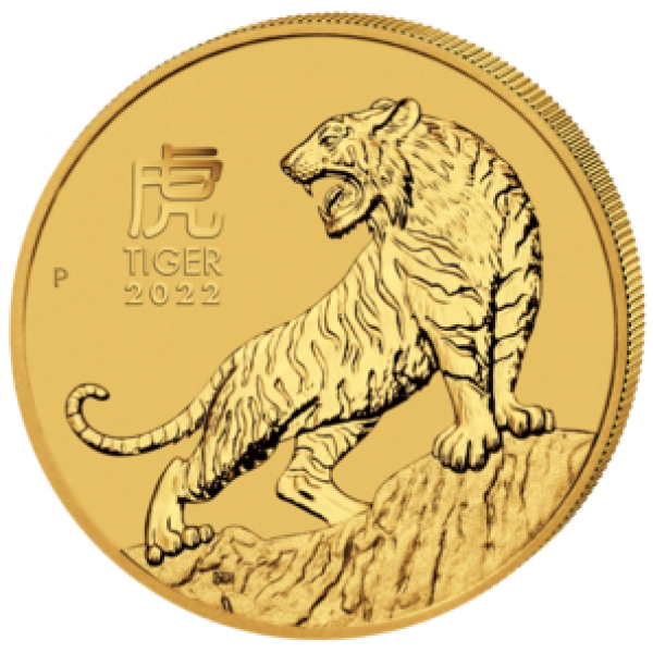 Tiger 1 oz Au  2022 ( Kein Internetverkauf ) Ausverkauft
