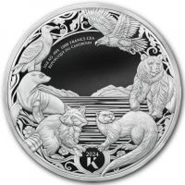 Kamerun -  1000 CFA Francs Otter 2024 - 1Oz Silber ( kein Internetverkauf ) nur Ladenverkauf