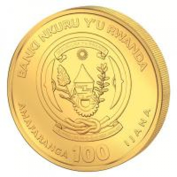 Ruanda - African Ounce Kampfadler 2025 - 1 Oz Gold ( Kein Internetverkauf )