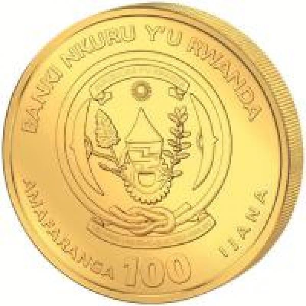 Ruanda - 100 RWF Nautische Unze HMS Victory 2025  - 1 Oz Gold ( Kein Internetverkauf )