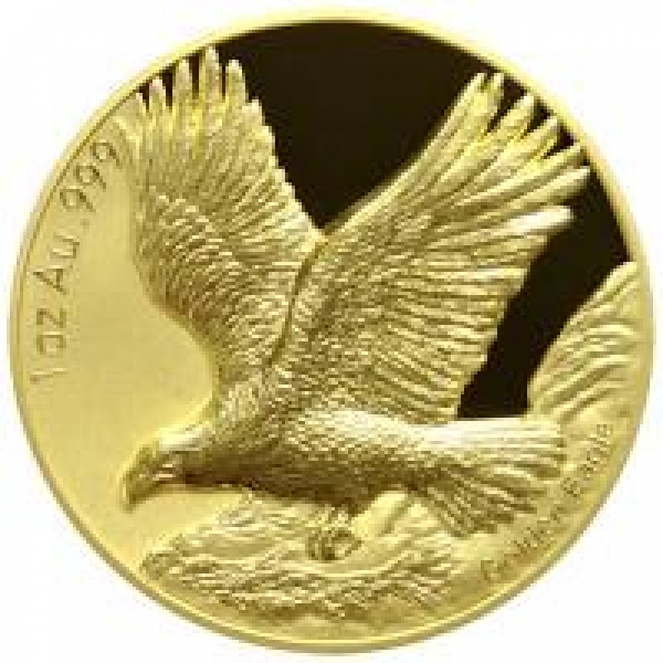 Samoa - 2 Dollar Golden Eagle (3.Ausgabe) 2025 - 1 Oz Gold ( kein Internetverkauf ) nur Ladenverkauf