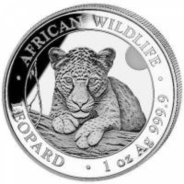 Somalia 100 Shilling Leopard African Wildlife 1 Unze Silber 2025 ( kein Internetverkauf ) nur Ladenverkauf