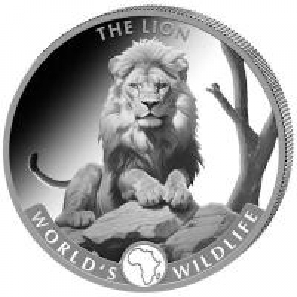 Kongo - Worlds Wildlife Löwe 2025 - 1 Oz Silber ( kein Internetverkauf ) nur Ladenverkauf