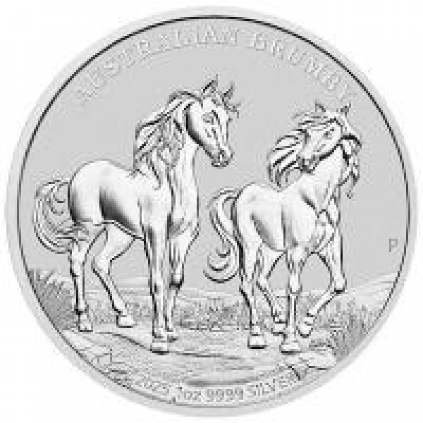 1 Unze Silber Australien " Brumby " 2025 ( kein Internetverkauf ) nur Ladenverkauf