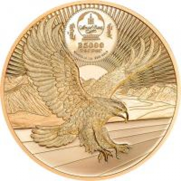 Mongolei – 25000 Togrog – Chinggis Khaan 1oz Gold 2026  ( bitte aktuellen Preis erfragen !!! ) Kein Internetverkauf -nur Ladenverkauf !!!!