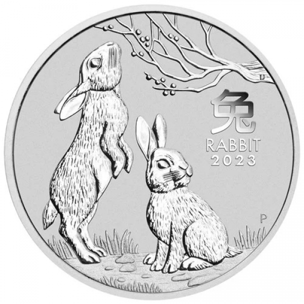 1 Unze Silber Jahr des Hasen " Lunar III " 2023 ( kein Internetverkauf ) nur Ladenverkauf
