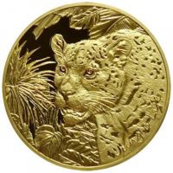 1 Unze Gold Samoa - 2 Dollar Jungle Life: Jaguar (1.) 2024 ( Kein Internetverkauf )