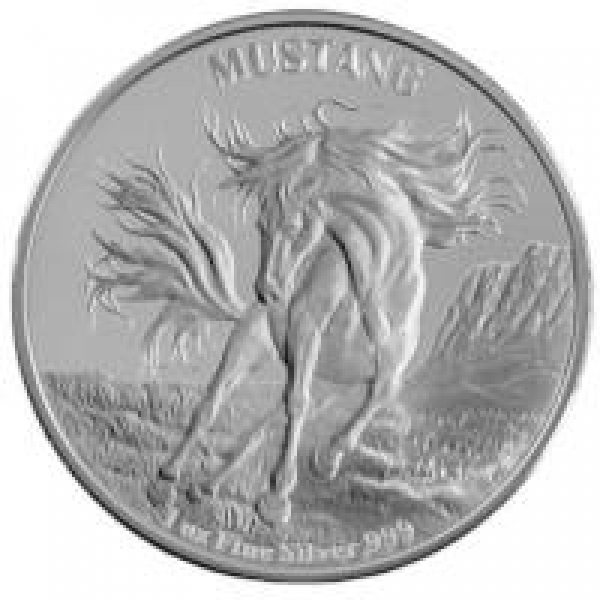 Tokelau - 5 NZD Mustang 2024 - 1 Oz Silber  ( kein Internetverkauf ) nur Ladenverkauf