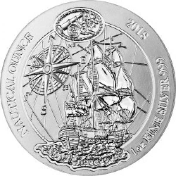 Ruanda - 50 RWF Nautische Unze Endeavour 2018 - 1 Oz Silber  ( kein Internetverkauf ) nur Ladenverkauf