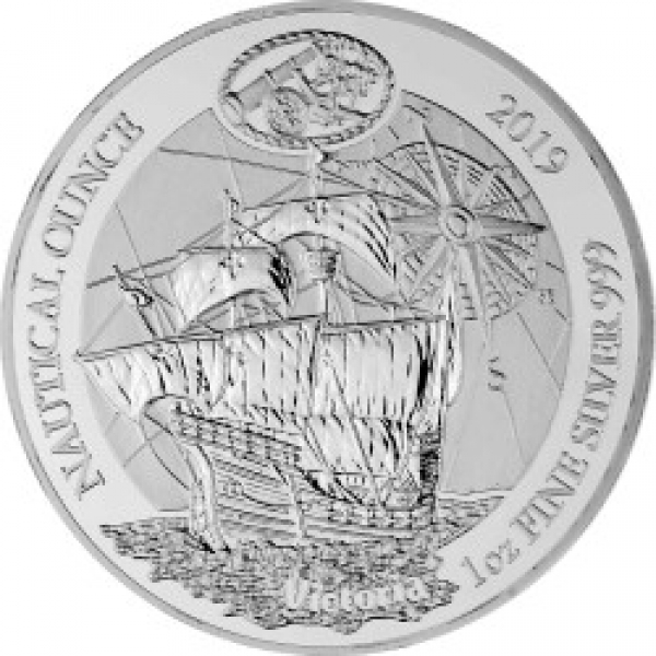 Ruanda - 50 RWF Nautische Unze Victoria 2019 - 1 Oz Silber  ( kein Internetverkauf ) nur Ladenverkauf