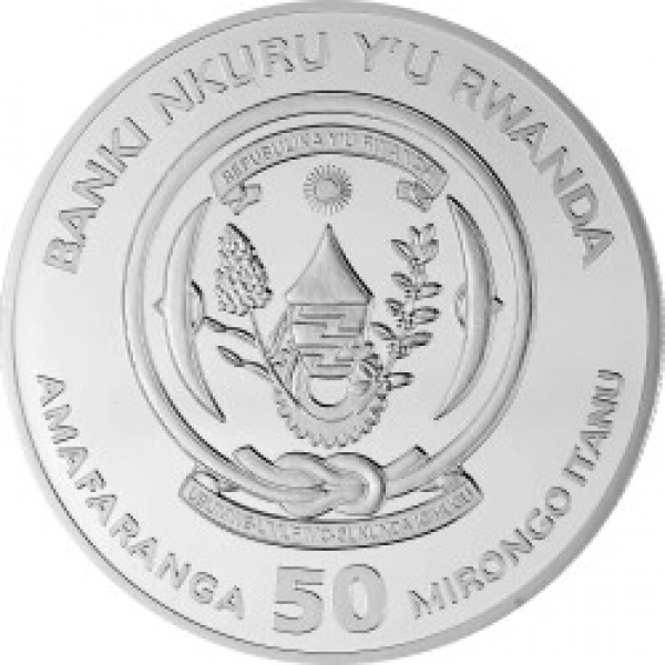 Ruanda - 50 RWF Nautische Unze Victoria 2019 - 1 Oz Silber  ( kein Internetverkauf ) nur Ladenverkauf