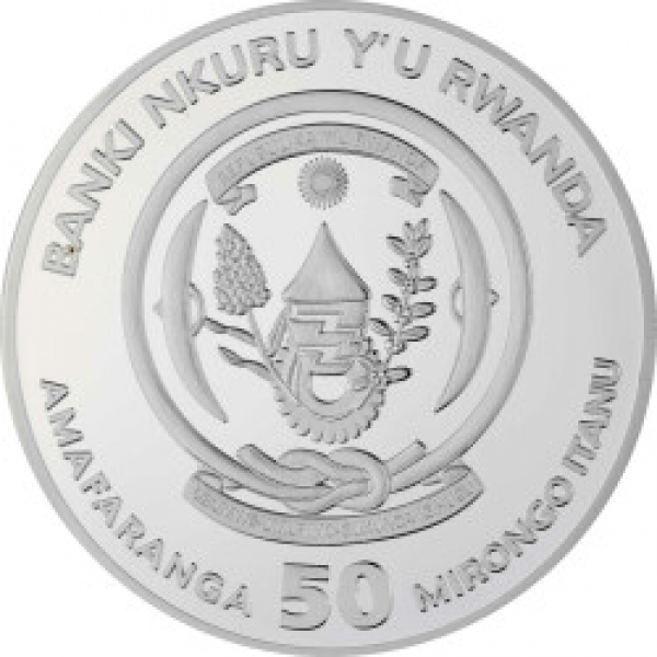 Ruanda - 50 RWF Nautische Unze Sedov 2021 - 1 Oz Silber  ( kein Internetverkauf ) nur Ladenverkauf