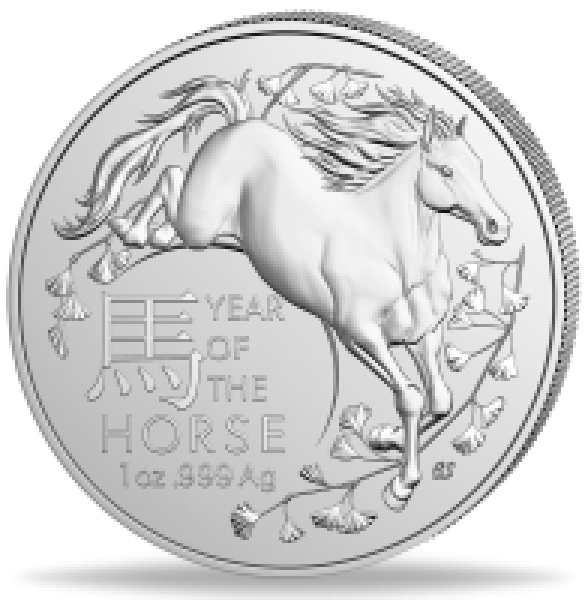 Australien -  RAM Lunar Pferd 2026 - 1 Unze Silber ( Kein Internetverkauf -  nur Ladenverkauf)  bitte aktuellen Preis erfragen !!!